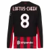 Maillot de Foot AC Milan Loftus-Cheek 8 Tenue Domicile 2025/26 Manche Longue Maillot de Foot AC Milan Loftus-Cheek 8 Tenue Domicile 2025/26 Manche Longue
