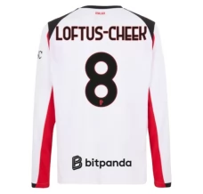 Maillot de Foot AC Milan Loftus-Cheek 8 Tenue Extérieur 2025/26 Manche Longue