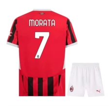 Maillot de Foot AC Milan Morata 7 Enfant Tenue Domicile 2024/25