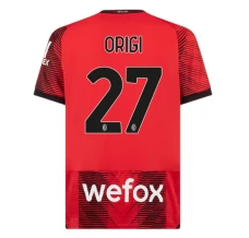 Maillot de Foot AC Milan Origi 27 Tenue Domicile 2023/24