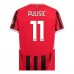 Maillot de Foot AC Milan Pulisic 11 Tenue Domicile 2024/25