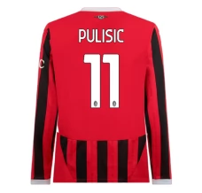 Maillot de Foot AC Milan Pulisic 11 Tenue Domicile 2024/25 Manche Longue
