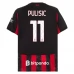 Maillot de Foot AC Milan Pulisic 11 Tenue Domicile 2025/26