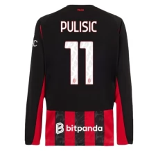 Maillot de Foot AC Milan Pulisic 11 Tenue Domicile 2025/26 Manche Longue