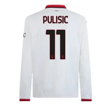 Maillot de Foot AC Milan Pulisic 11 Tenue Extérieur 2024/25 Manche Longue