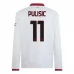 Maillot de Foot AC Milan Pulisic 11 Tenue Extérieur 2024/25 Manche Longue Maillot de Foot AC Milan Pulisic 11 Tenue Extérieur 2024/25 Manche Longue