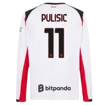 Maillot de Foot AC Milan Pulisic 11 Tenue Extérieur 2025/26 Manche Longue Maillot de Foot AC Milan Pulisic 11 Tenue Extérieur 2025/26 Manche Longue