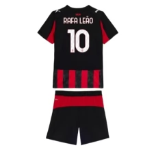 Maillot de Foot AC Milan Rafa Leão 10 Enfant Tenue Domicile 2025/26
