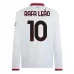 Maillot de Foot AC Milan Rafa Leão 10 Tenue Extérieur 2024/25 Manche Longue