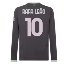 Maillot de Foot AC Milan Rafa Leão 10 Tenue Third 2024/25 Manche Longue