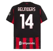 Maillot de Foot AC Milan Reijnders 14 Tenue Domicile 2025/26