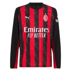 Maillot de Foot AC Milan Tenue Domicile 2025/26 Manche Longue