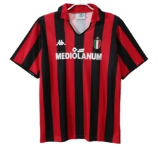 Maillot de Foot AC Milan Tenue Domicile Retro 1988-89