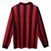 Maillot de Foot AC Milan Tenue Domicile Retro 1988-89 Manche Longue