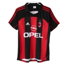 Maillot de Foot AC Milan Tenue Domicile Retro 2000-02