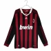 Maillot de Foot AC Milan Tenue Domicile Retro 2009-10 Manche Longue Maillot de Foot AC Milan Tenue Domicile Retro 2009-10 Manche Longue