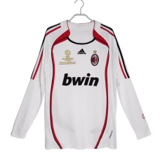 Maillot de Foot AC Milan Tenue Extérieur Retro 2006-07 Manche Longue