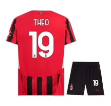 Maillot de Foot AC Milan Theo 19 Enfant Tenue Domicile 2024/25