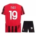 Maillot de Foot AC Milan Theo 19 Enfant Tenue Domicile 2024/25