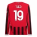 Maillot de Foot AC Milan Theo 19 Tenue Domicile 2024/25 Manche Longue