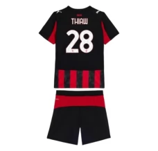 Maillot de Foot AC Milan Thiaw 28 Enfant Tenue Domicile 2025/26