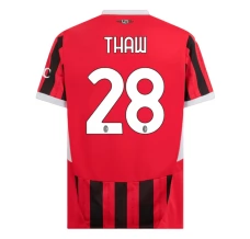 Maillot de Foot AC Milan Thiaw 28 Tenue Domicile 2024/25