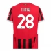 Maillot de Foot AC Milan Thiaw 28 Tenue Domicile 2024/25