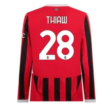 Maillot de Foot AC Milan Thiaw 28 Tenue Domicile 2024/25 Manche Longue