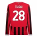 Maillot de Foot AC Milan Thiaw 28 Tenue Domicile 2024/25 Manche Longue Maillot de Foot AC Milan Thiaw 28 Tenue Domicile 2024/25 Manche Longue