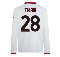 Maillot de Foot AC Milan Thiaw 28 Tenue Extérieur 2024/25 Manche Longue