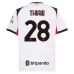 Maillot de Foot AC Milan Thiaw 28 Tenue Extérieur 2025/26 Maillot de Foot AC Milan Thiaw 28 Tenue Extérieur 2025/26