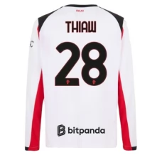 Maillot de Foot AC Milan Thiaw 28 Tenue Extérieur 2025/26 Manche Longue