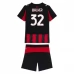 Maillot de Foot AC Milan Walker 32 Enfant Tenue Domicile 2025/26