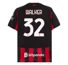 Maillot de Foot AC Milan Walker 32 Tenue Domicile 2025/26
