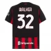 Maillot de Foot AC Milan Walker 32 Tenue Domicile 2025/26