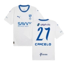 Maillot de Foot Al-Hilal SFC J.Cancelo 27 Tenue Extérieur 2024/25