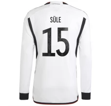 Maillot de Foot Allemagne Sule 15 Tenue Domicile 2022 Manche Longue Maillot de Foot Allemagne Sule 15 Tenue Domicile 2022 Manche Longue
