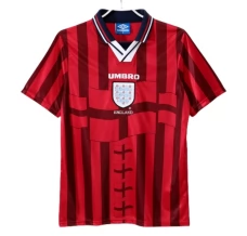 Maillot de Foot Angleterre Tenue Extérieur Retro 1998