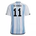 Maillot de Foot Argentine Di María 11 Tenue Domicile 2022 Maillot de Foot Argentine Di María 11 Tenue Domicile 2022