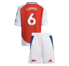 Maillot de Foot Arsenal Gabriel 6 Enfant Tenue Domicile 2024/25