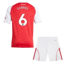 Maillot de Foot Arsenal Gabriel 6 Enfant Tenue Domicile 2025/26