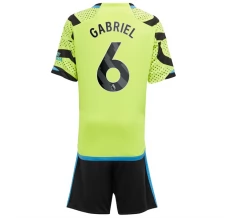 Maillot de Foot Arsenal Gabriel 6 Enfant Tenue Extérieur 2023/24