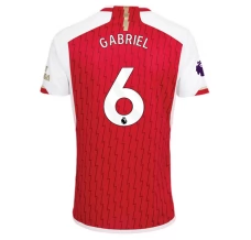 Maillot de Foot Arsenal Gabriel 6 Tenue Domicile 2023/24