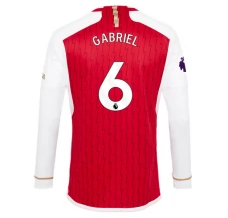 Maillot de Foot Arsenal Gabriel 6 Tenue Domicile 2023/24 Manche Longue