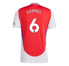 Maillot de Foot Arsenal Gabriel 6 Tenue Domicile 2024/25