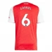 Maillot de Foot Arsenal Gabriel 6 Tenue Domicile 2025/26