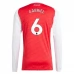 Maillot de Foot Arsenal Gabriel 6 Tenue Domicile 2025/26 Manche Longue