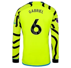 Maillot de Foot Arsenal Gabriel 6 Tenue Extérieur 2023/24 Manche Longue