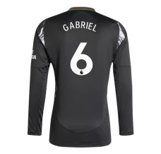 Maillot de Foot Arsenal Gabriel 6 Tenue Extérieur 2024/25 Manche Longue