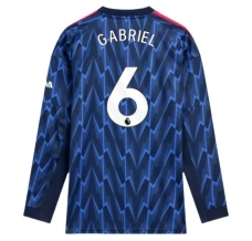 Maillot de Foot Arsenal Gabriel 6 Tenue Extérieur 2025/26 Manche Longue